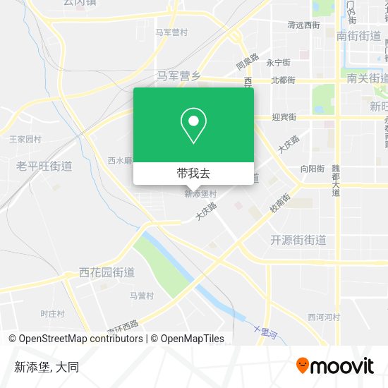 新添堡地图