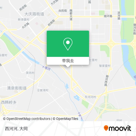 西河河地图