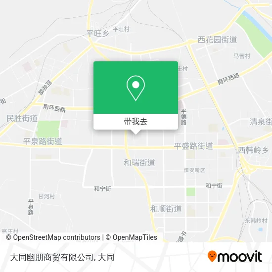 大同幽朋商贸有限公司地图