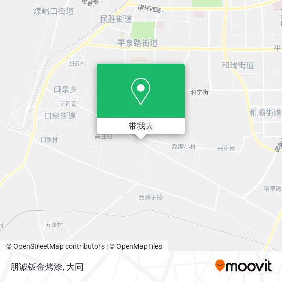 朋诚钣金烤漆地图