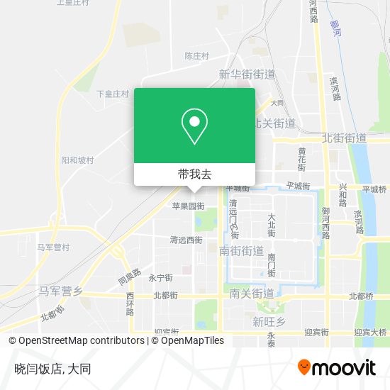 晓闫饭店地图