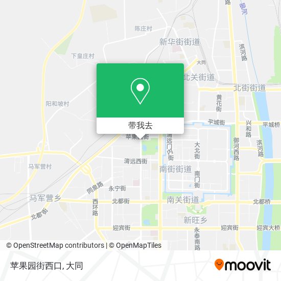 苹果园街西口地图