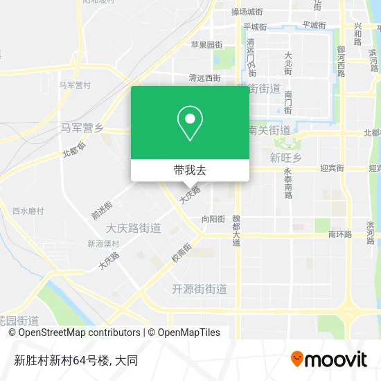 新胜村新村64号楼地图