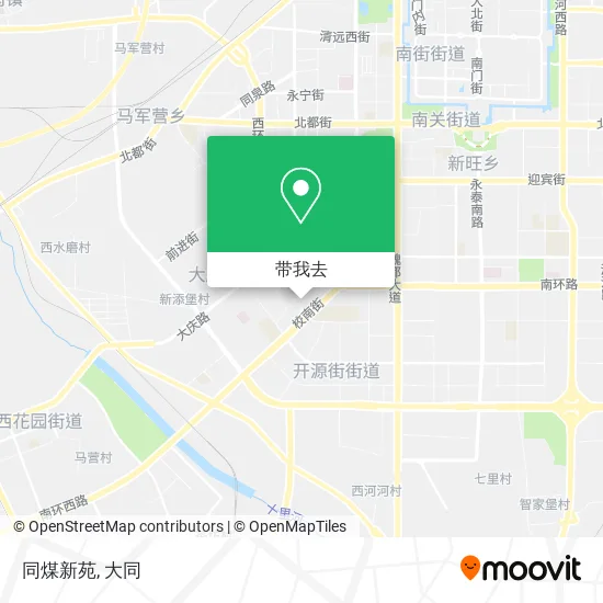 同煤新苑地图