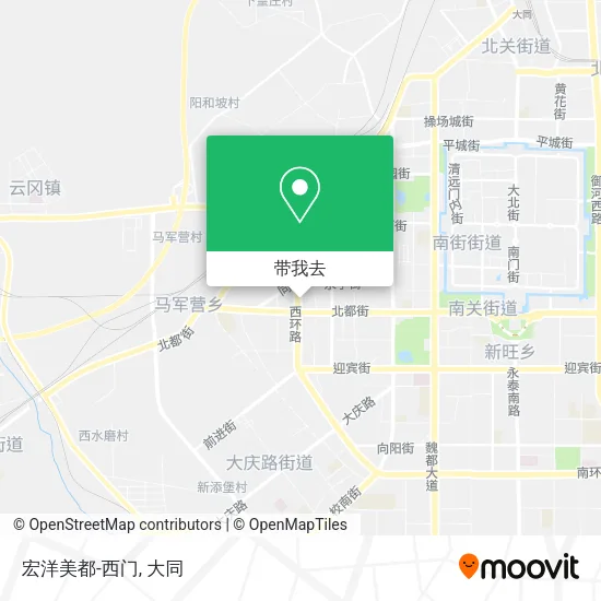 宏洋美都-西门地图