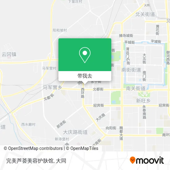 完美芦荟美容护肤馆地图