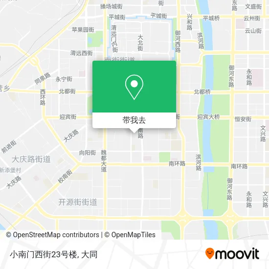 小南门西街23号楼地图