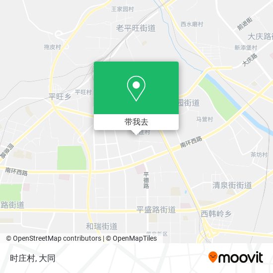 时庄村地图