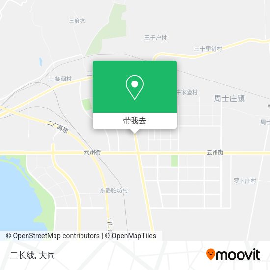 二长线地图