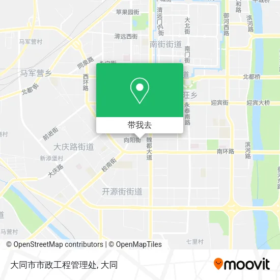 大同市市政工程管理处地图