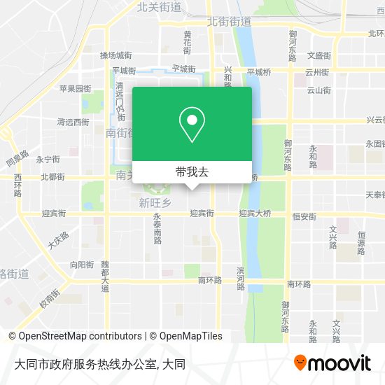 大同市政府服务热线办公室地图
