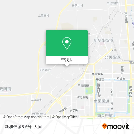 新和锦城B-6号地图