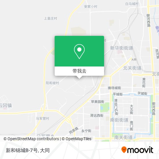新和锦城B-7号地图