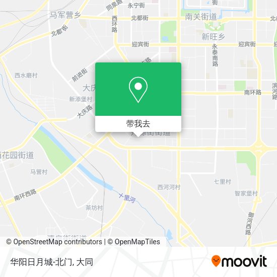华阳日月城-北门地图