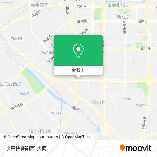 永平快餐削面地图