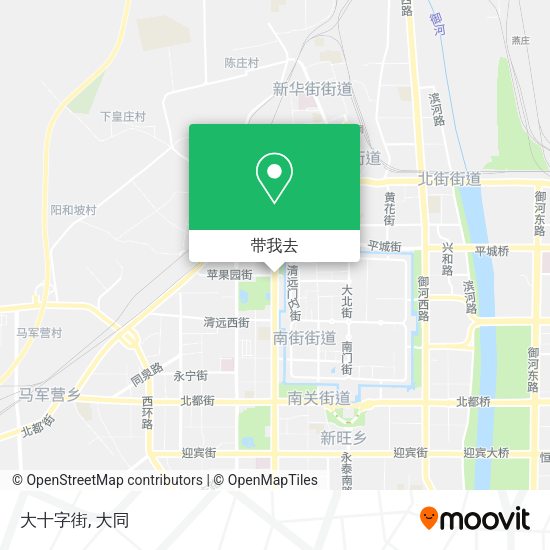 大十字街地图