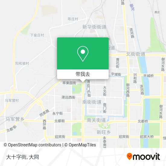 大十字街地图