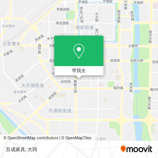 百成家具地图