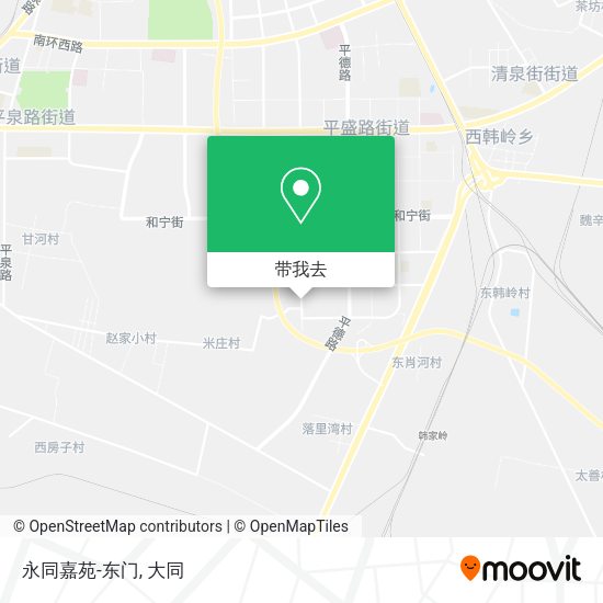 永同嘉苑-东门地图