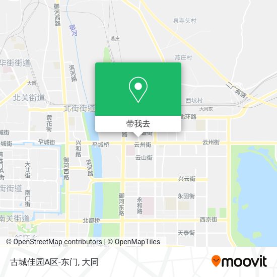 古城佳园A区-东门地图
