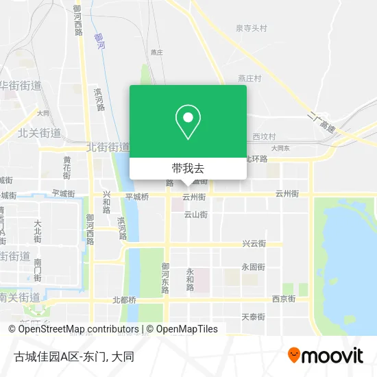 古城佳园A区-东门地图