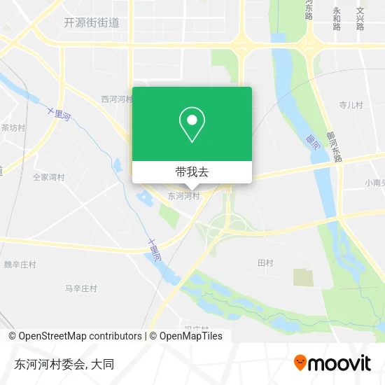 东河河村委会地图