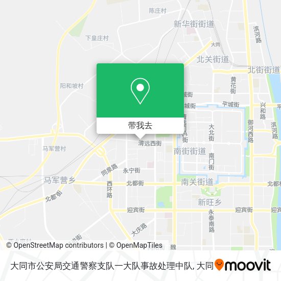 大同市公安局交通警察支队一大队事故处理中队地图