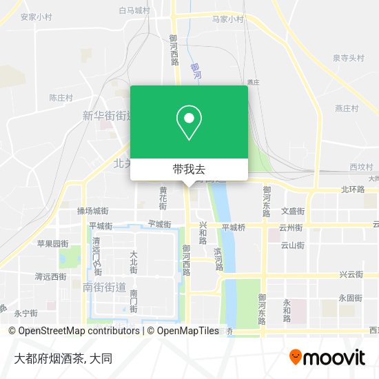 大都府烟酒茶地图