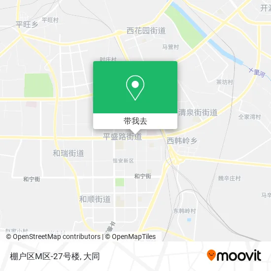 棚户区M区-27号楼地图