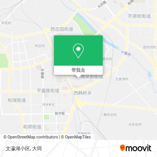文瀛湖小区地图