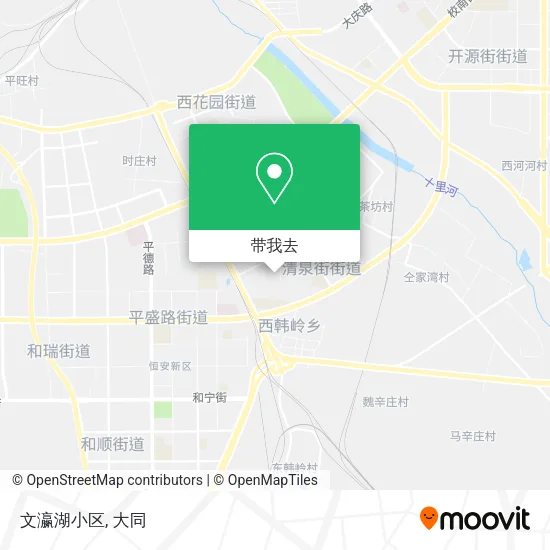 文瀛湖小区地图
