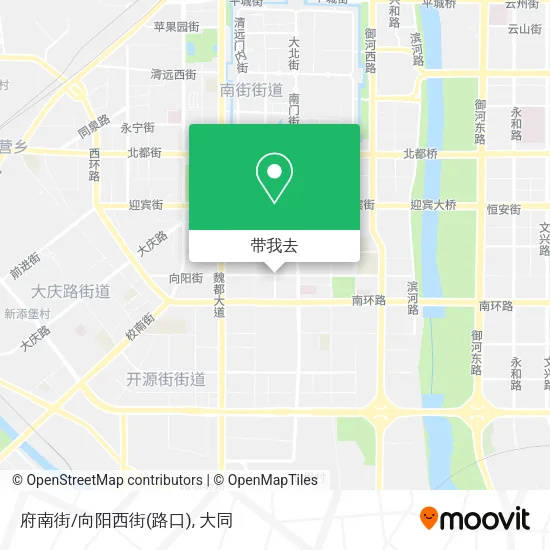 府南街/向阳西街(路口)地图
