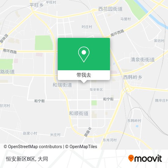 恒安新区B区地图