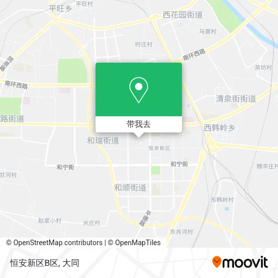 恒安新区B区地图