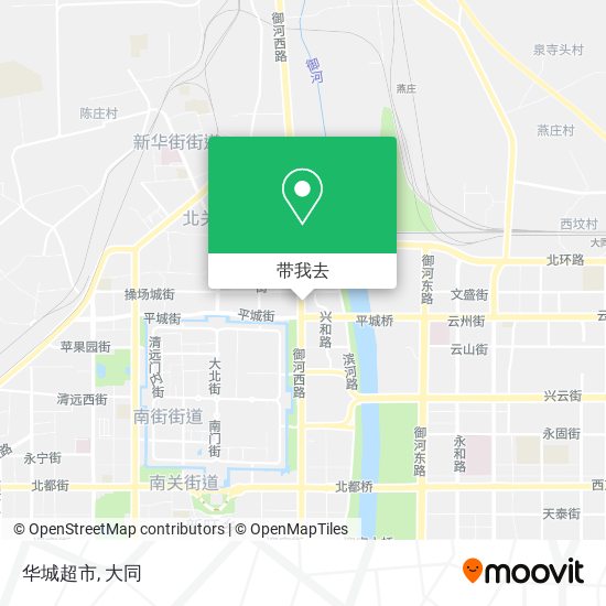 华城超市地图