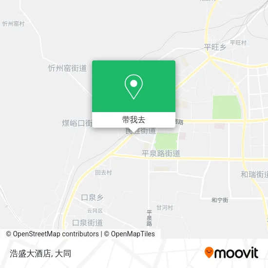 浩盛大酒店地图