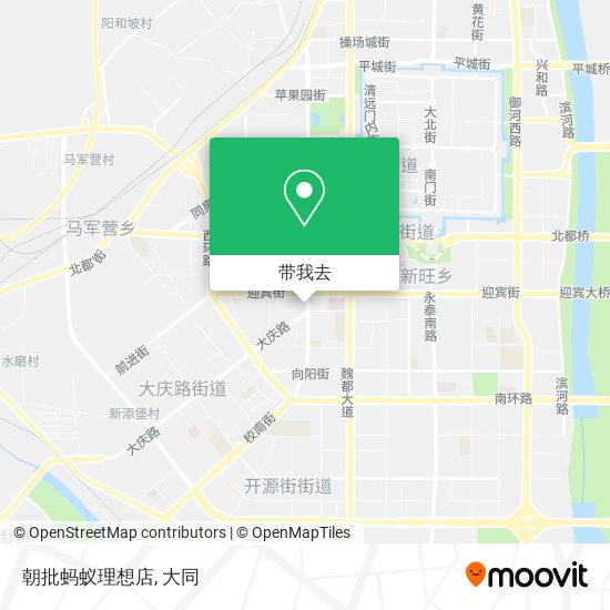 朝批蚂蚁理想店地图