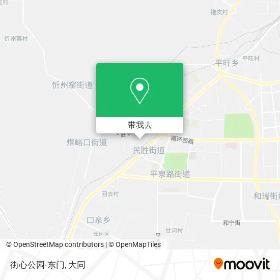 街心公园-东门地图