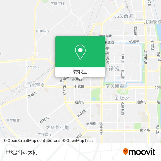 世纪浴园地图