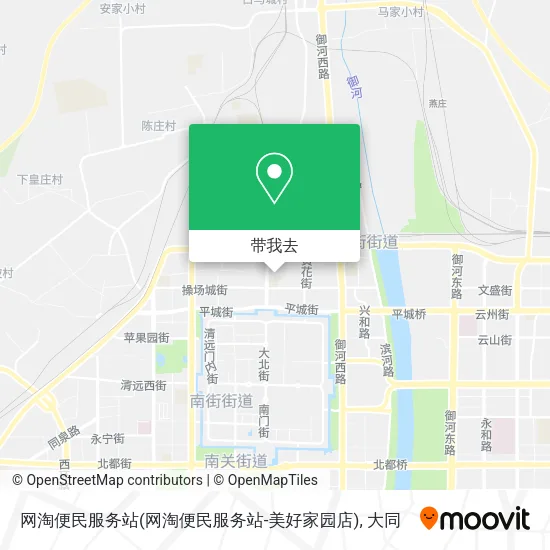 网淘便民服务站(网淘便民服务站-美好家园店)地图