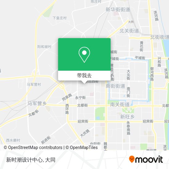 新时潮设计中心地图
