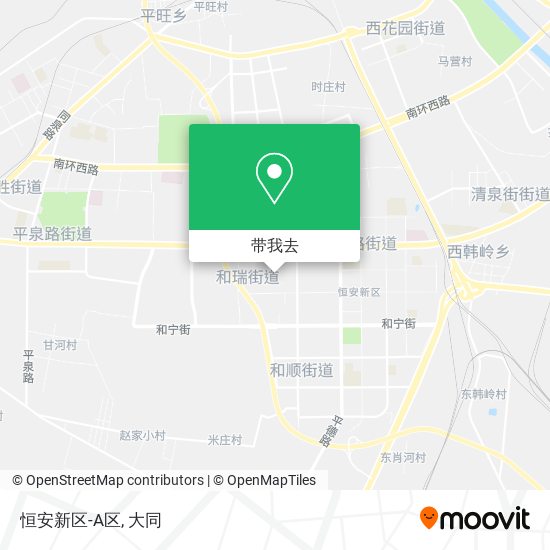 恒安新区-A区地图