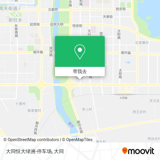 大同恒大绿洲-停车场地图