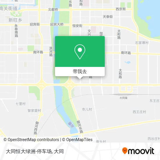 大同恒大绿洲-停车场地图