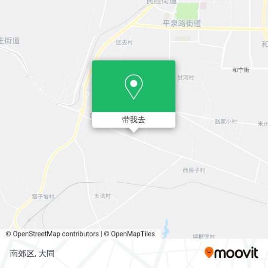 南郊区地图