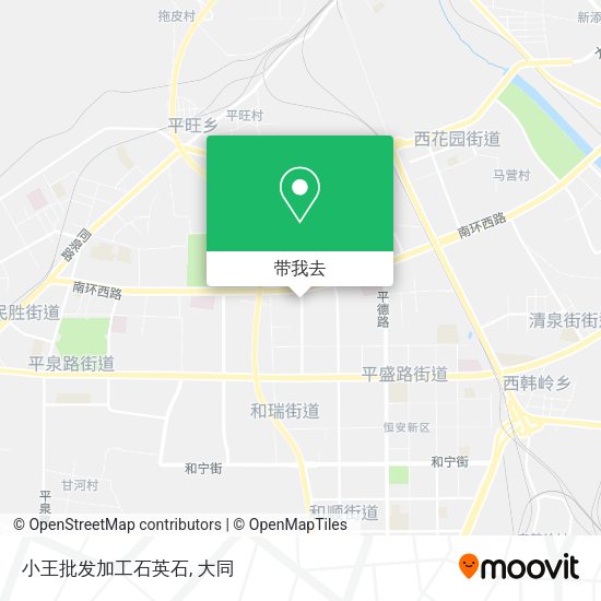 小王批发加工石英石地图