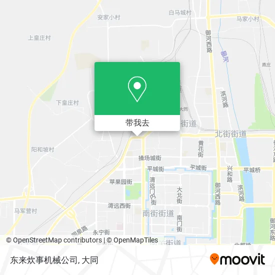 东来炊事机械公司地图