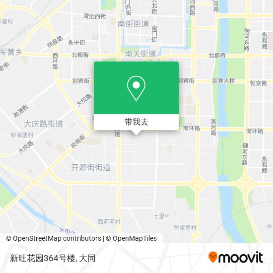 新旺花园364号楼地图