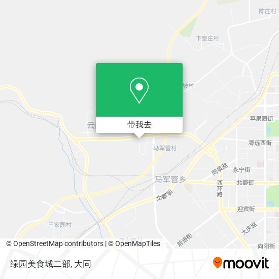 绿园美食城二部地图