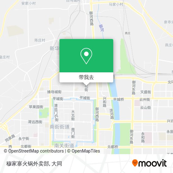 穆家寨火锅外卖部地图